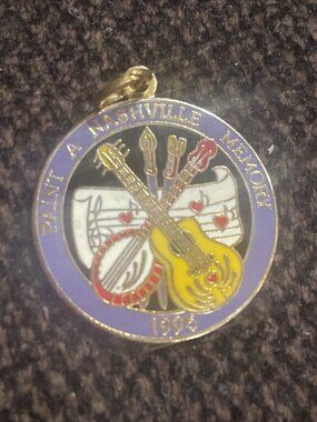 DAC-Cloisonné -Paint A Nashville Memory-1996 Charm “Decorative Art collection